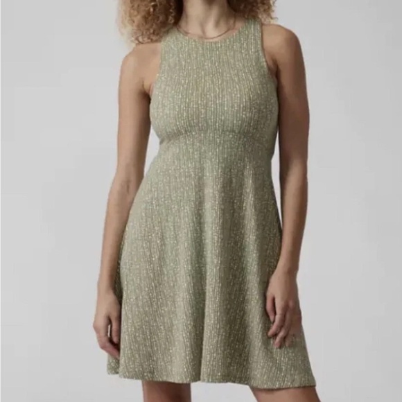 Athleta‎ Dress Womens 3X Green Santorini Thera Stretch Athleisure Hiking Camping - Picture 1 of 11